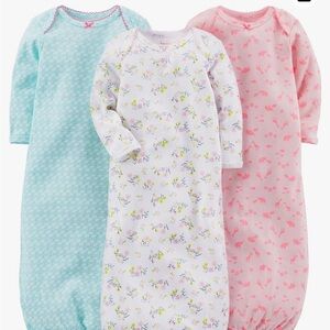 Brand new in packaging Carters cotton sleeper gowns (3)